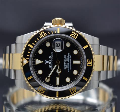 rolex submariner two tone replica|genuine rolex submariner.